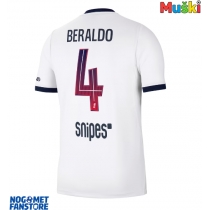 Paris Saint-Germain Lucas Beraldo #4 Gostujuci Dres 2026-27 Kratak Rukav
